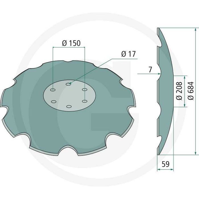 Taler Teradisc Horsch 6 orificii