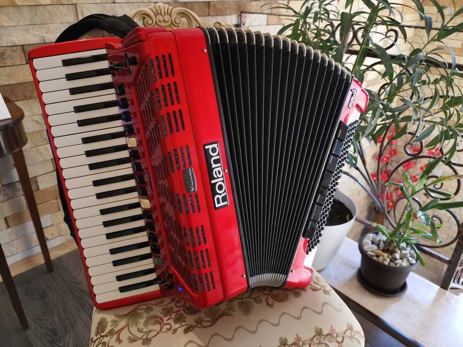 Bijuterie Acordeon Electronic Roland Fr7-Red/Pas Facut/Mufa Midi