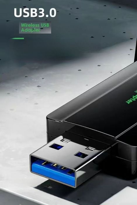 Высокоскоростной адаптер WiFi приемник 2000 Мбит/с USB 3.0 2.4G + 5G