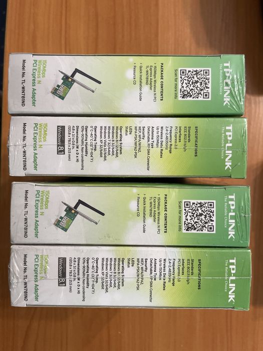 Wi-Fi адаптер TP-Link TL-WN781ND (PCI Express)
