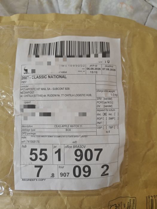 Apple Watch Series 11 46mm GPS – Jet Black – NOU