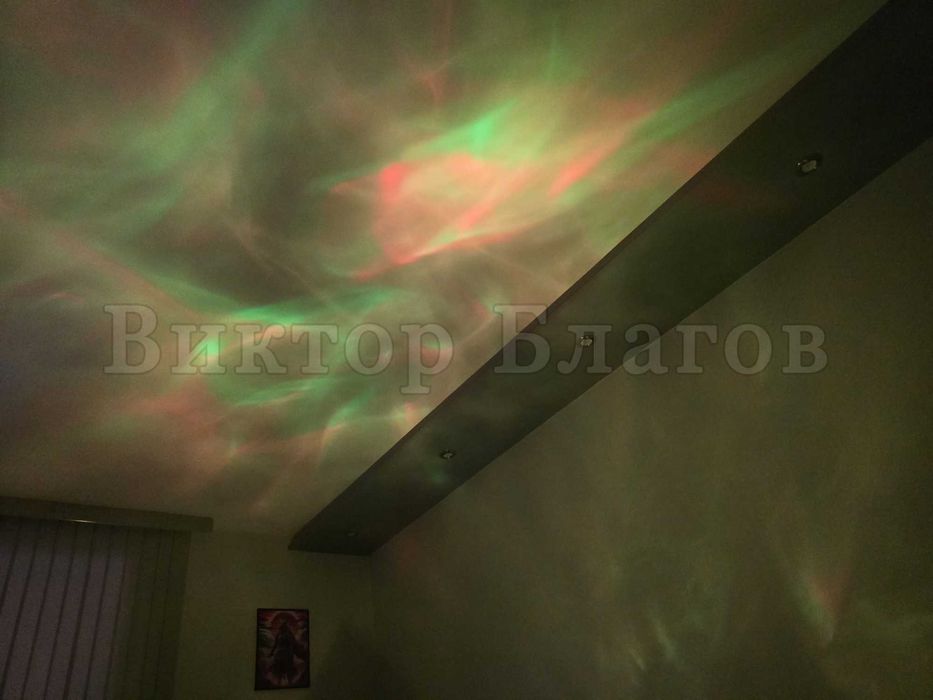 Квадратна лампа проектор - въртяща