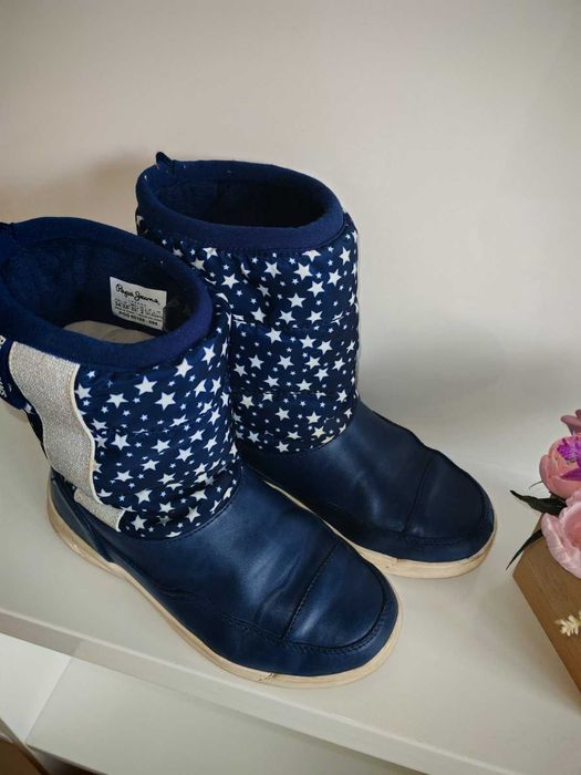 Детски зимни боти Pepe Jeans, 34 номер, сини