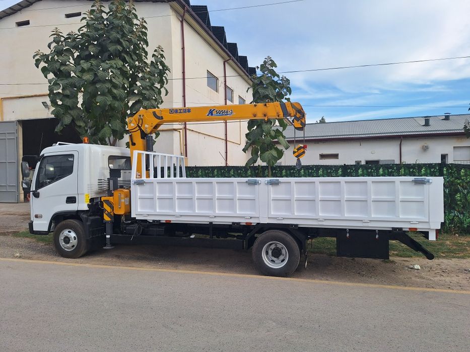 Кран манипулятор ўрнатиш [Шассисиз]. 3,2Т. 5Т. 7Т. 10Т. 12T. 16T.