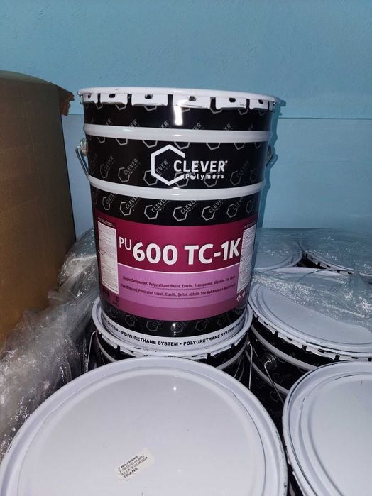 600 TC 1K Однокомпонентное прозрачное финишное покрытие clever polymer