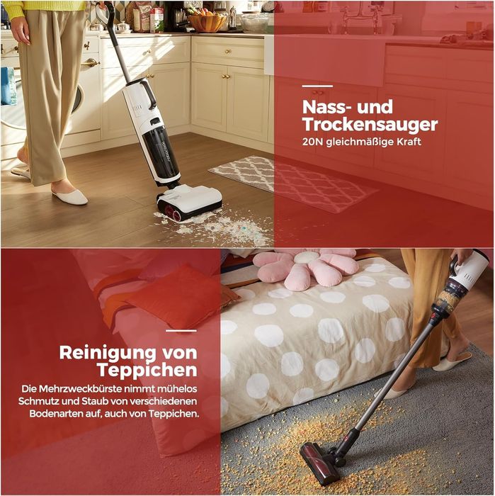 роборок Dyad Pro Combo 5-в-1 мокрый сухой пылесос Беспроводной