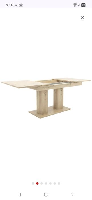 Здравейте, продавам чисто нова трапезна маса с размери 140/90/79.5