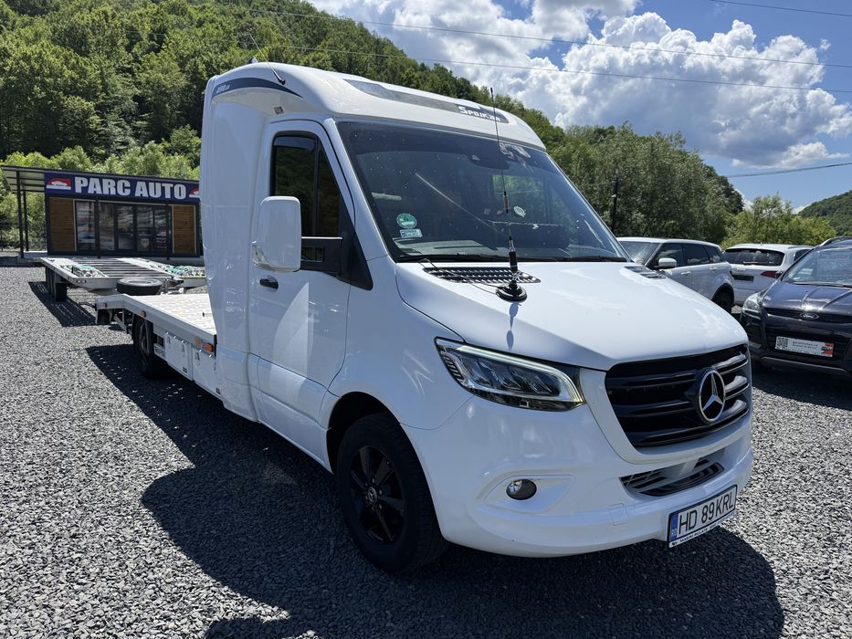 Platforma auto ansamblu sprinter+remorca 2 pozitii aluminiu  tva deductibil