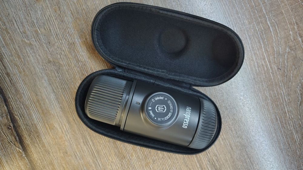 Преносима кафемашина Wacaco - Nanopresso Classic + калъф, черна