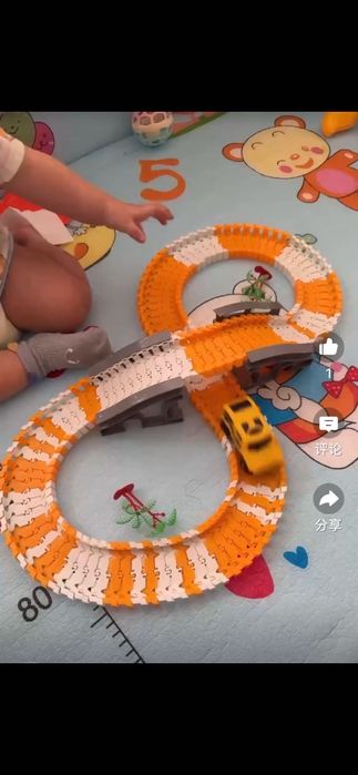 Авто трек новый машинка и пальмы и мост