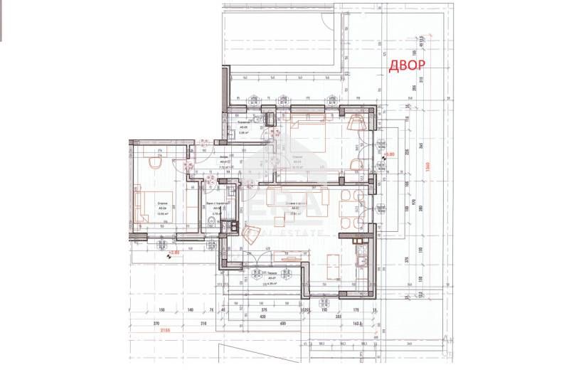 Тристаен Апартамент с дворна тераса в сграда пред АКТ 15 в кв. Драгале