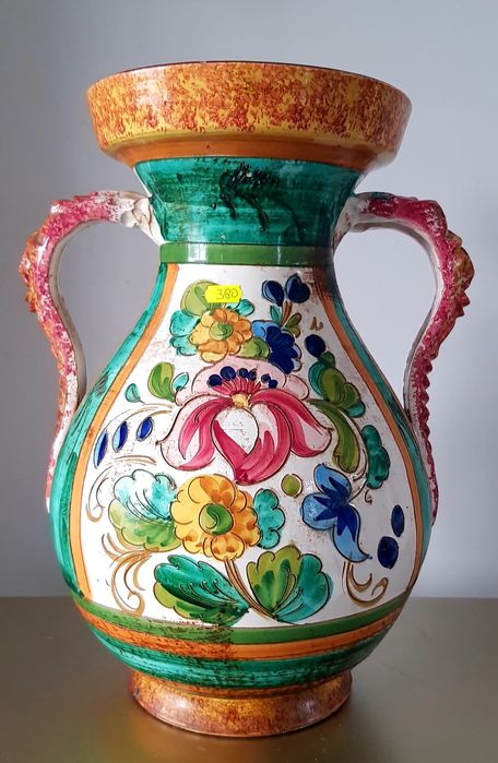 Bol/vas din ceramică italiană glazurata