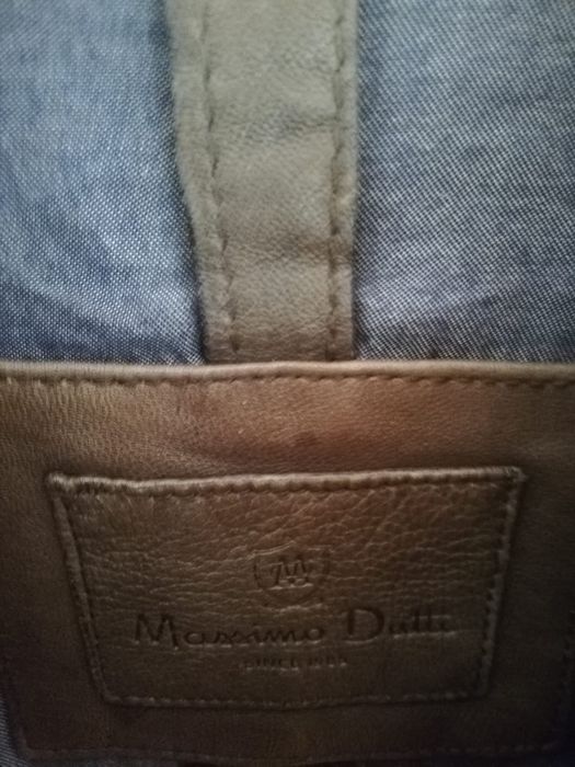 Geacă Massimo Dutti piele naturala Xl bărbați