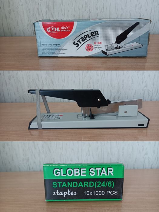 Степлер Dingli и скобы к степлеру