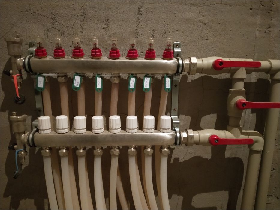 Монтаж теплого пола