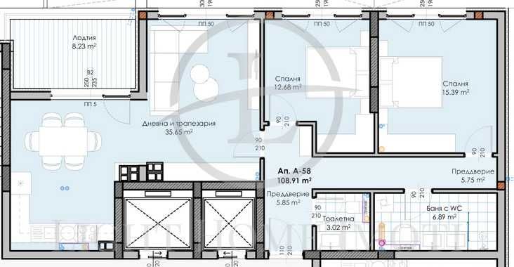 Продава се Тристаен апартамент в Пловдив, Център - 126 кв.м за 980 €/кв.м - Снимка #4