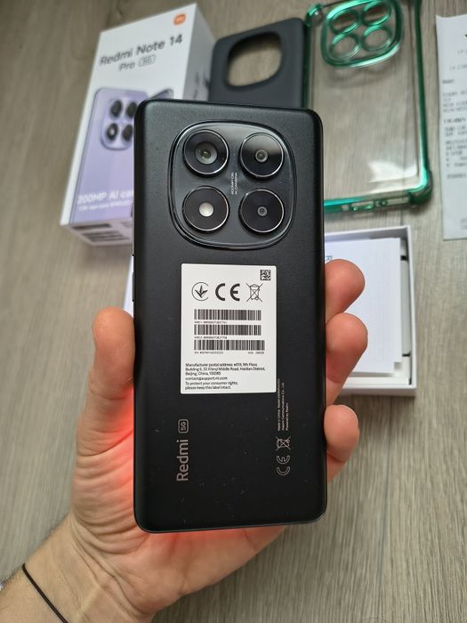 Redmi Note 14 Pro 5G, Amoled 120Hz, 200 MP AI, 8GB