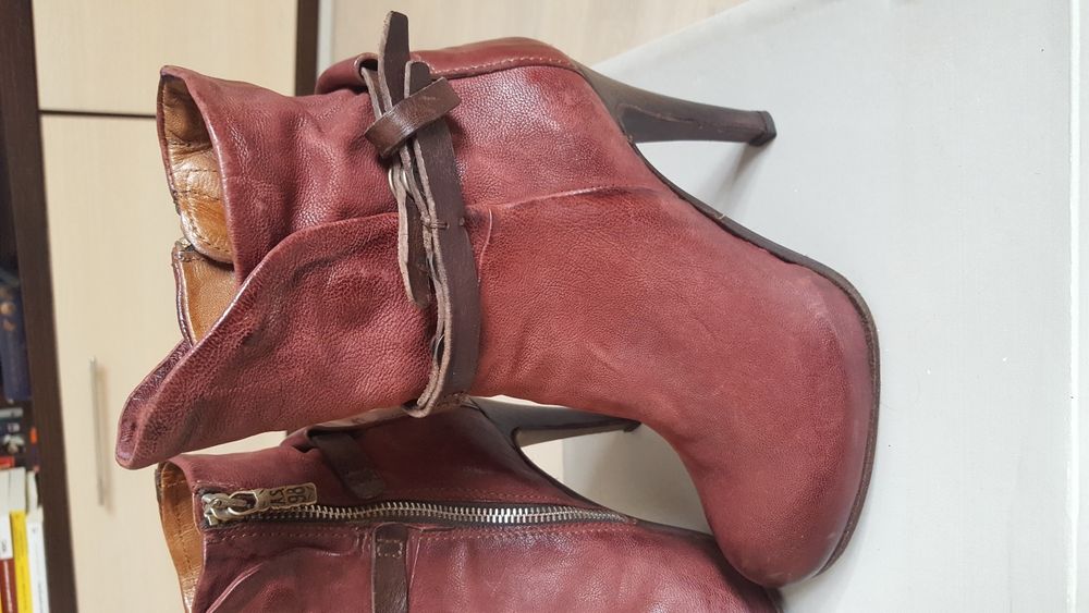 Botine, cizme piele AS 98, 37