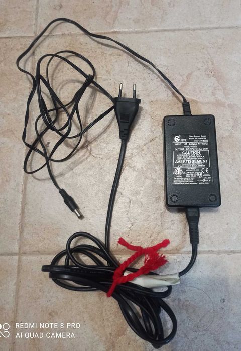 Захранване за лаптоп зарядно SP3C0400304 с кабел и букса 12V 3A 36W