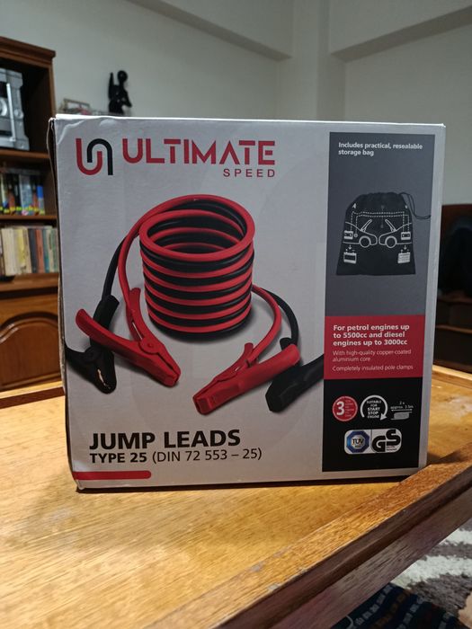 Cabluri JUMP LEADS Type 25 pentru încărcarea bateriei auto