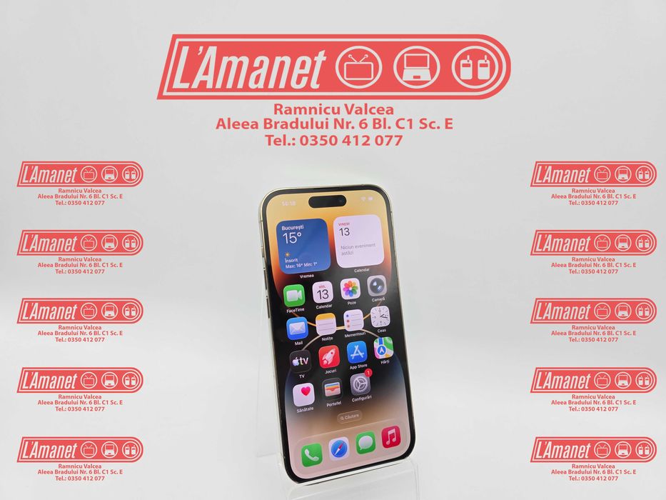 iPhone 14 Pro Gold 128GB Neverlocked Stare Buna Bat 81%