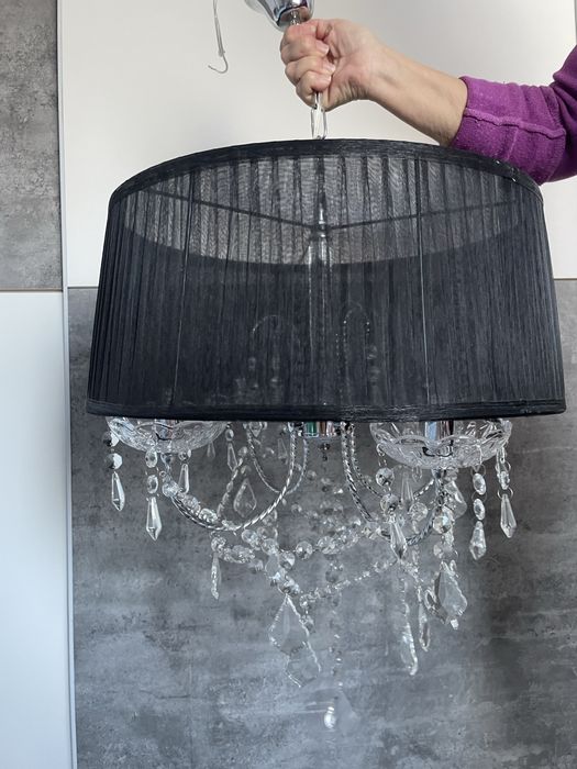 Полилей с кристали