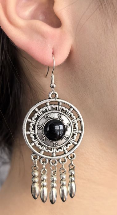 Серьги в национальном стиле