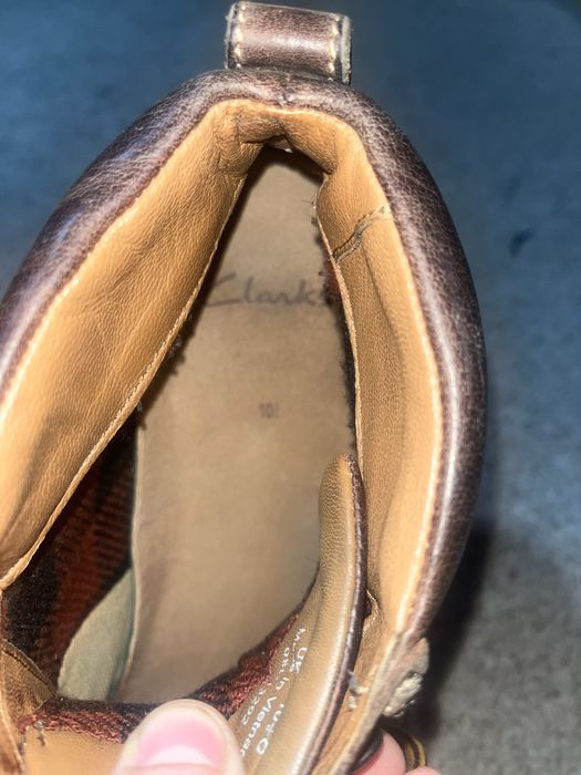 Мъжки боти от естествета кожа Clarks