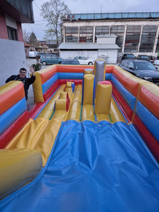 Tobogane gonflabile la comanda