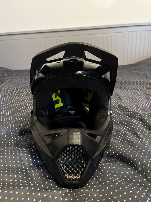 Casca pentru copii Fox Youth Rampage Helmet, neagra