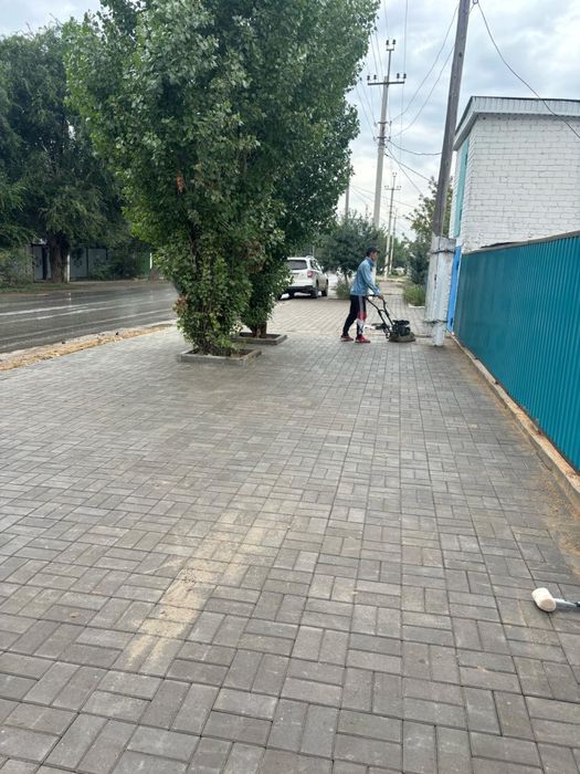 Укладка брусчатки