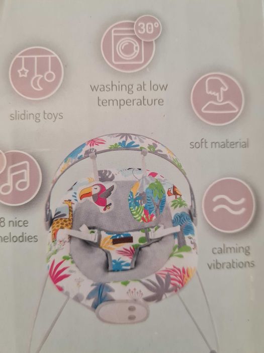 Baby bouncer ca si nou, nastere pana la 9 kg