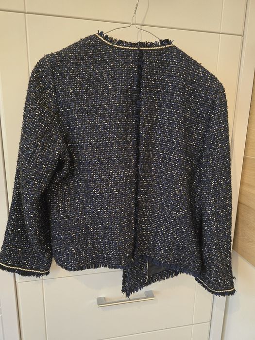 Sacou elegant bleumarin cu buzunare mar m 38