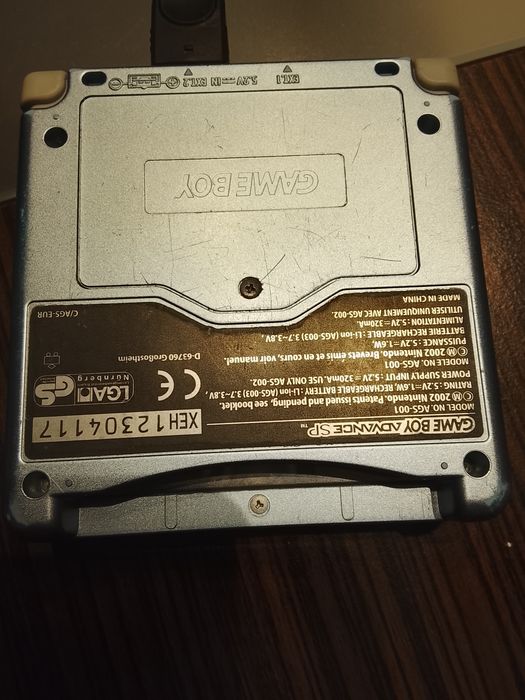 Game boy advance sp aga 001