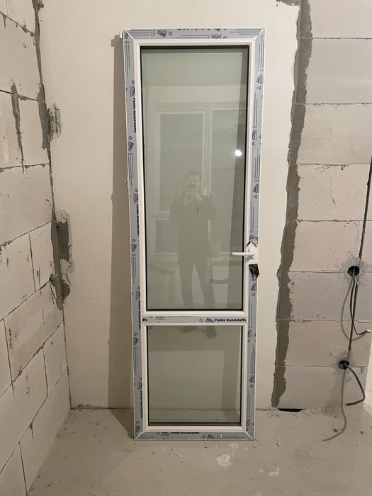 Рама балконная со стеклами