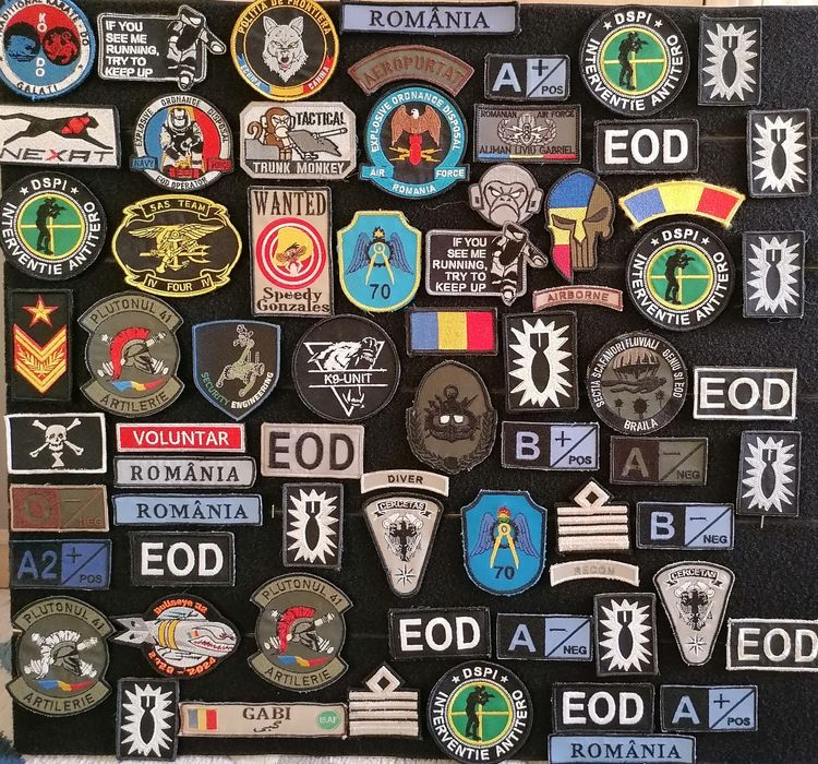 broderii diverse,patch-uri militare