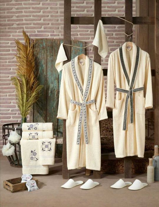 Банный халат для двоих
