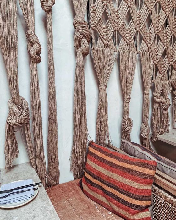Ръчно изработени Завеси , Стенни Декорации Макраме - 100 % Памук