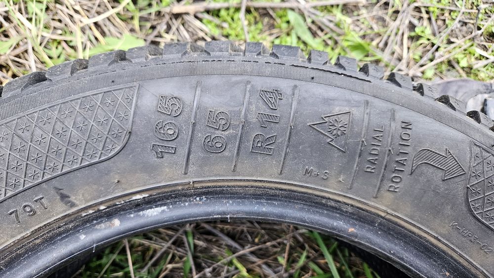 2бр гуми 165 65 14 дот 22 клебер kleber