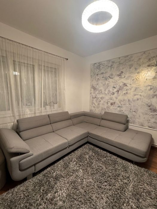 Coltar  modern , gri, extensibil 275*225*100