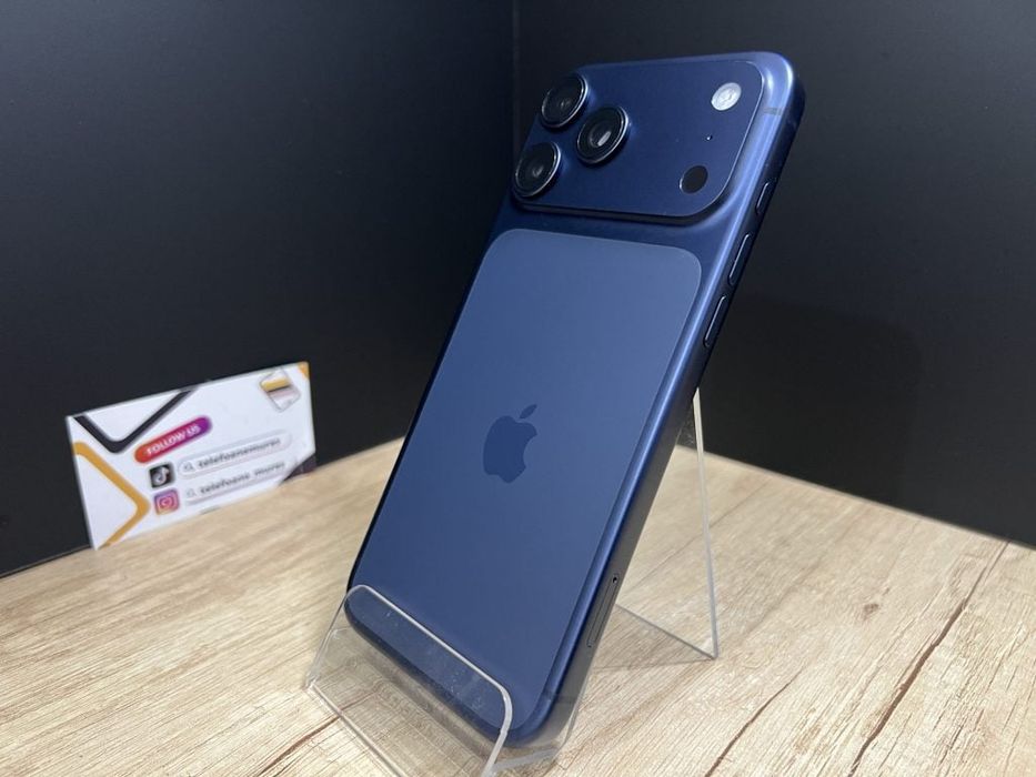Iphone 17 Pro Max 256Gb Deep Blue Second-Hand 3 ani garanție, Telefoan