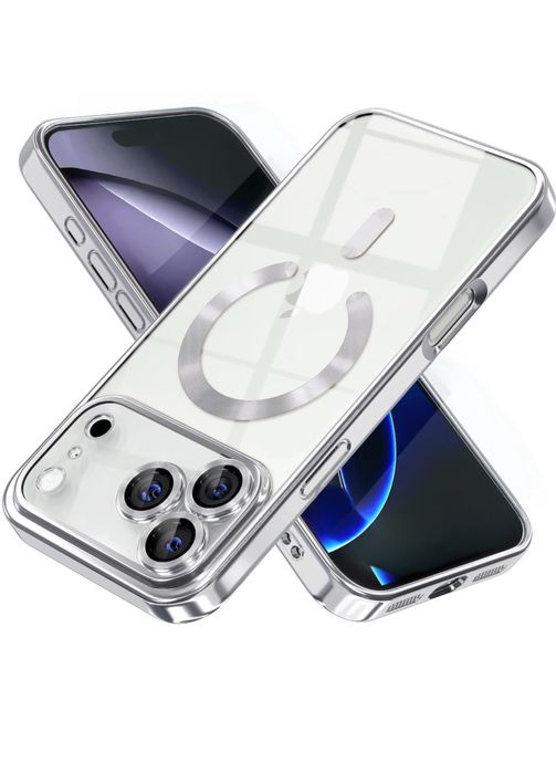 Iphone  16 16 17 AIR PRO MAX PLUS - Husa Magnetica Margine Lucioasa