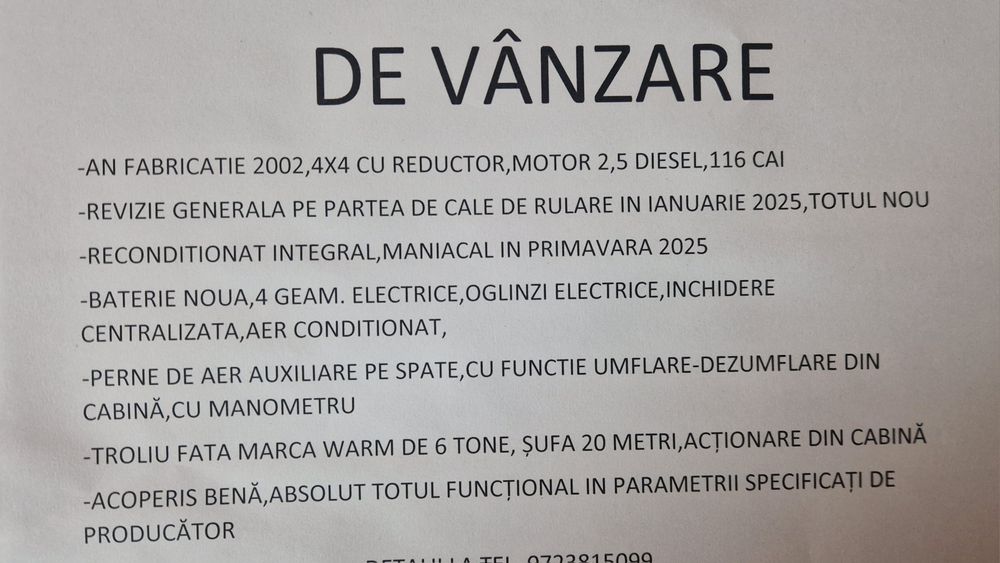 Vand Mitsubishi l200