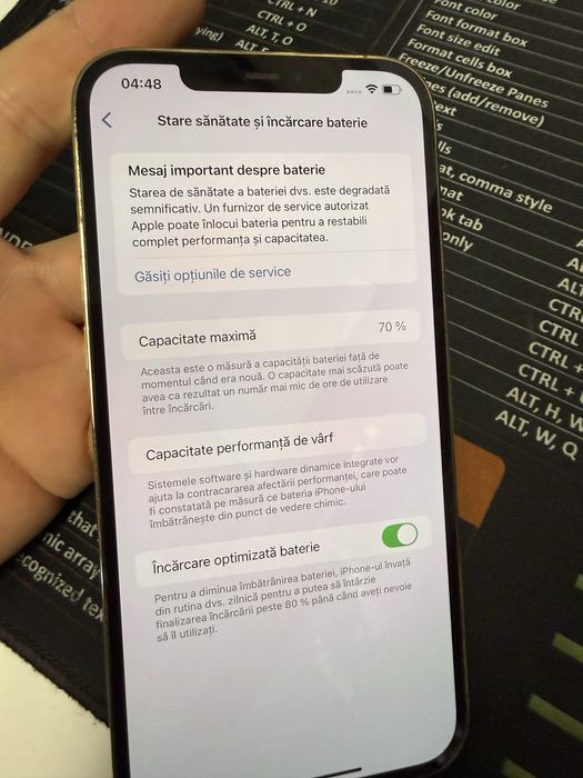 iPhone 12 Pro Max Gold 256GB fara piese schimbate