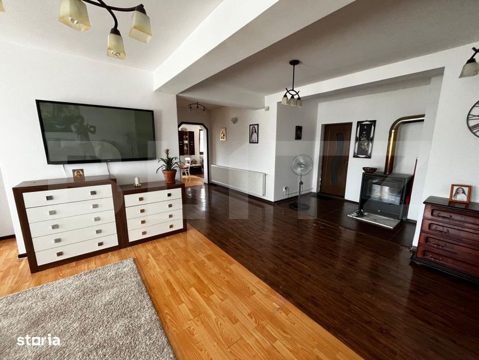 Casa individuala, 186 mp, un nivel, 1174 mp teren, zona Apahida