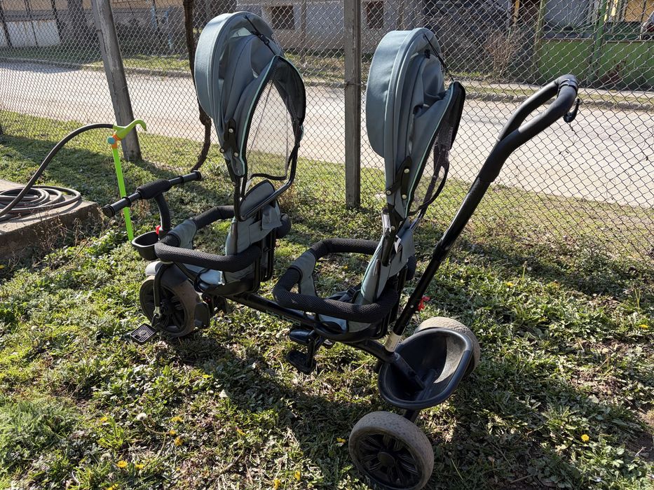 Детска двойна триколка