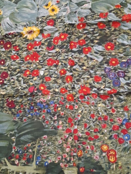 Esarfa Gustav Klimt, matase naturala100 %,200 lei