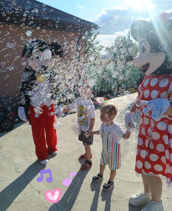 Mascote Mikey și Minnie ,Stitch și Lillo