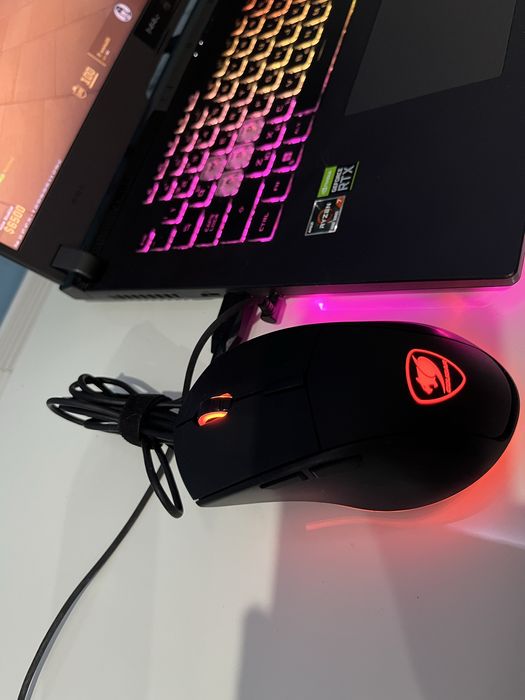 Гейминг мишка COUGAR - Minos XT, оптична, черна