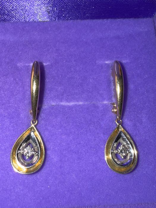 Бриллиантовые серьги